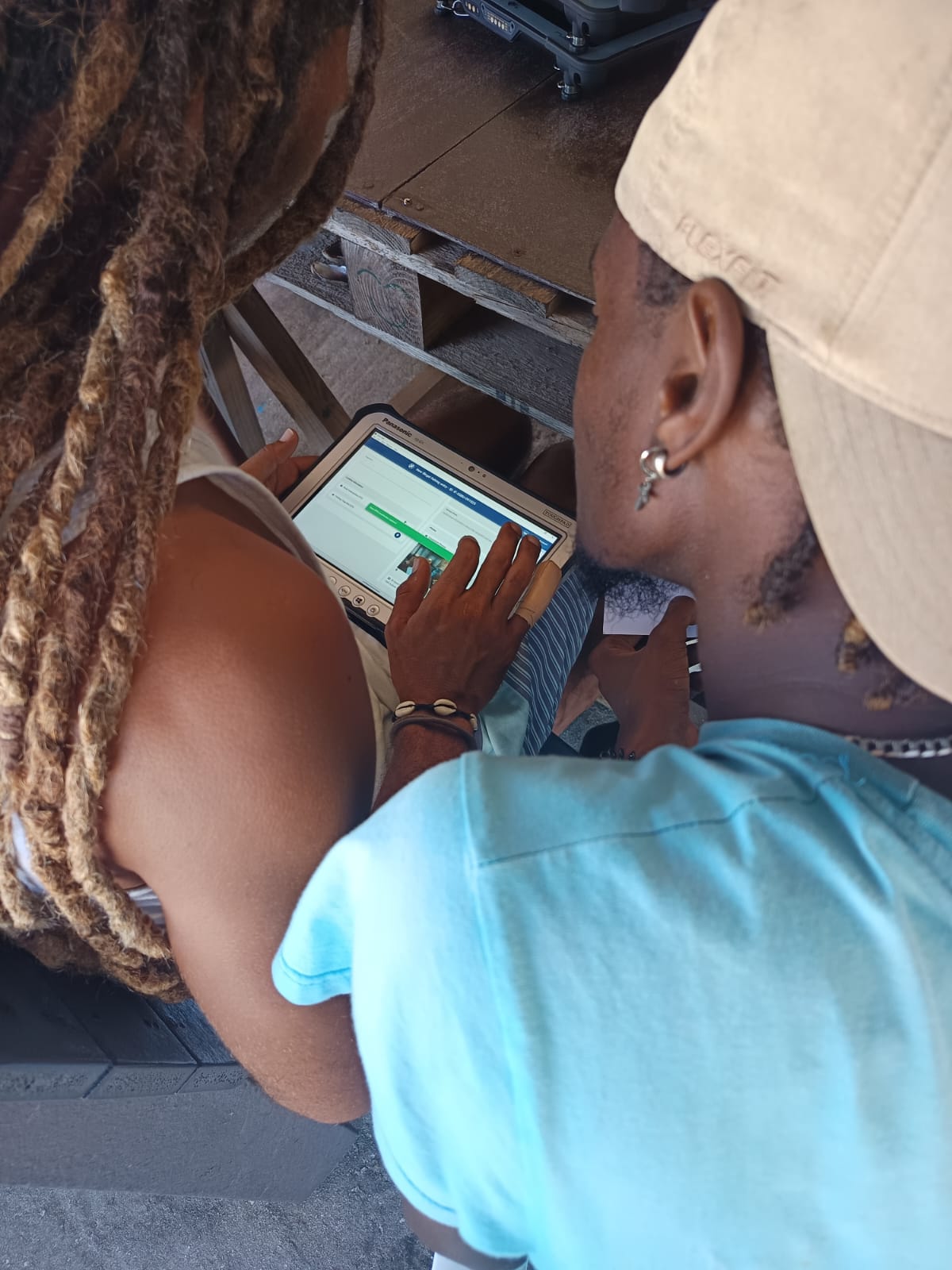 ARM app on tablet in the field